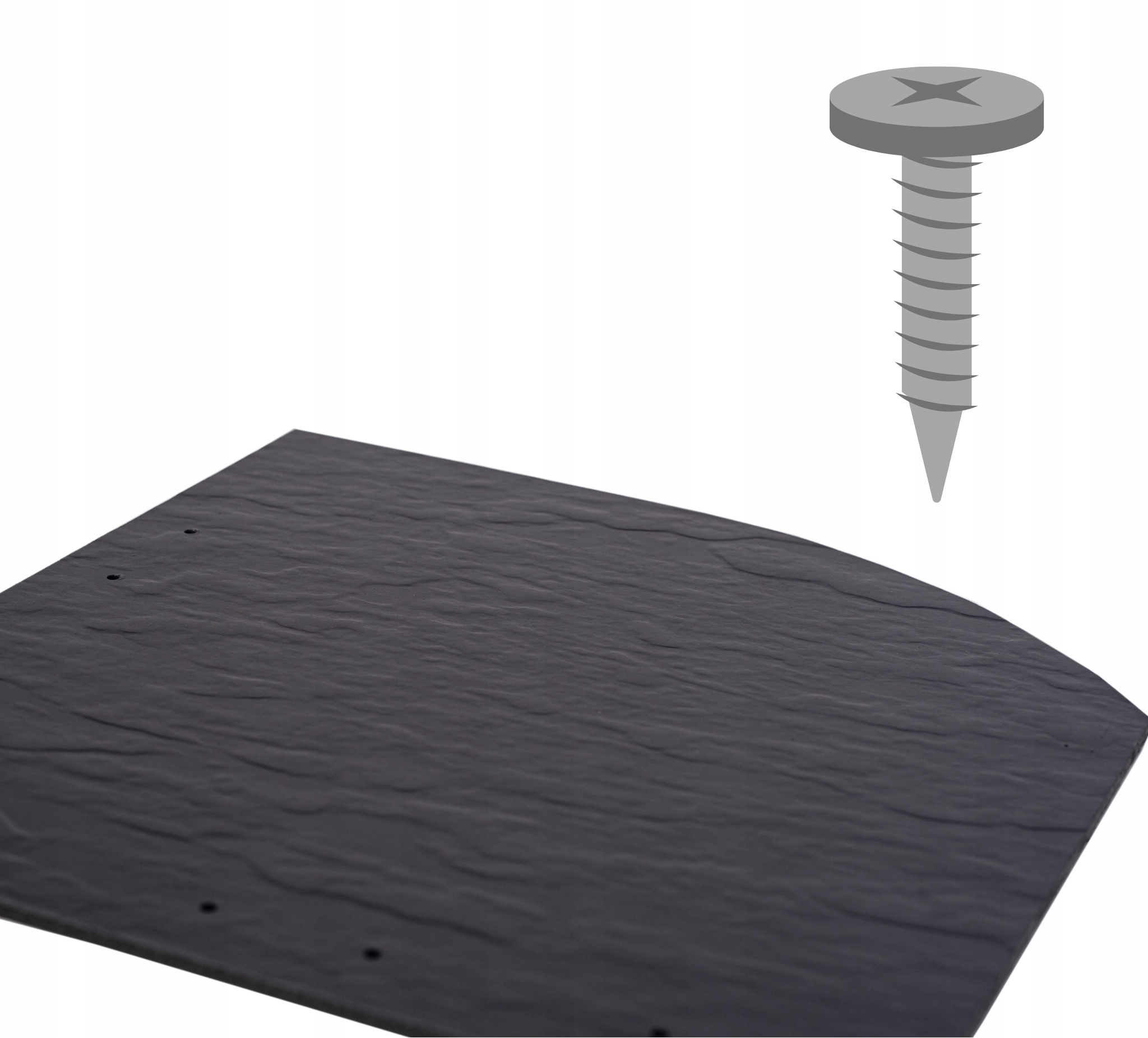 Struktonit Płytka Łupek 20x20 Lewy i Prawy GRAFIT Marka Cedral