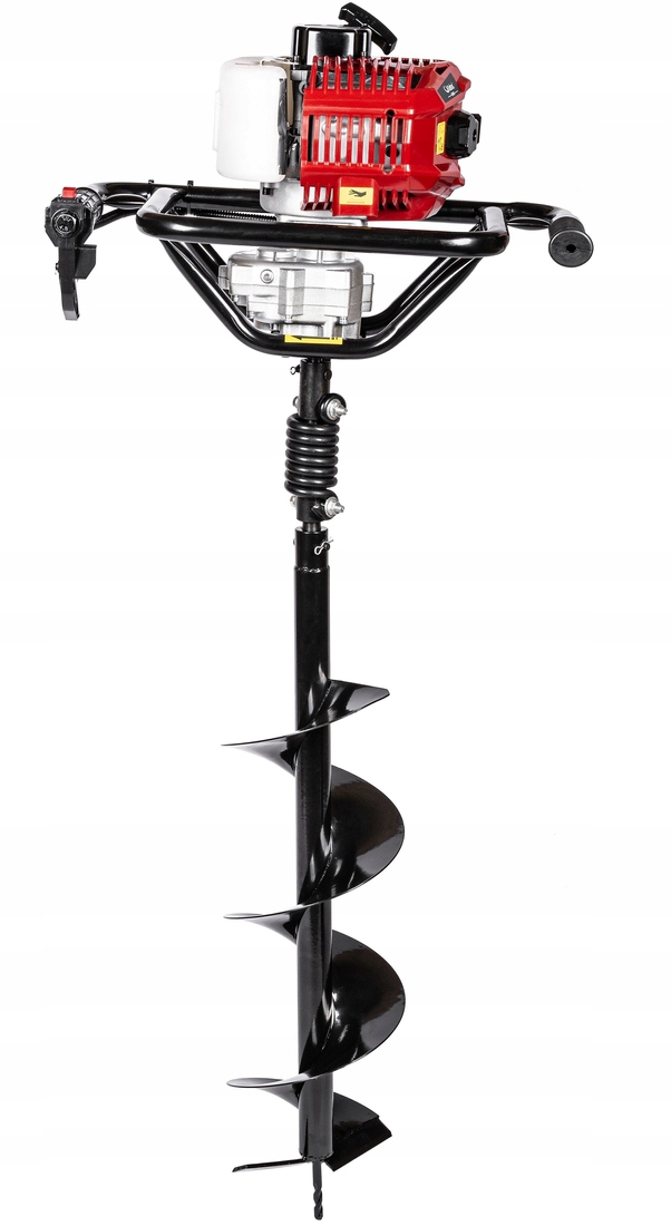 CEDRUS SW03 SPAĽOVACIA PÔDNA VŔTAČKA, PÔDNY VRTÁK DO ZEME, TLMIČ Dĺžka vŕtania 80 cm