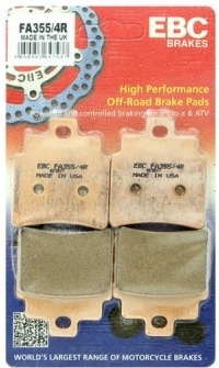 Ebc Brzdové Doštičky FA355/4R Núdzová súprava #7