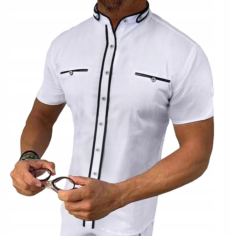 Pánská každodenní košile Athletic Regular Fit Stojka