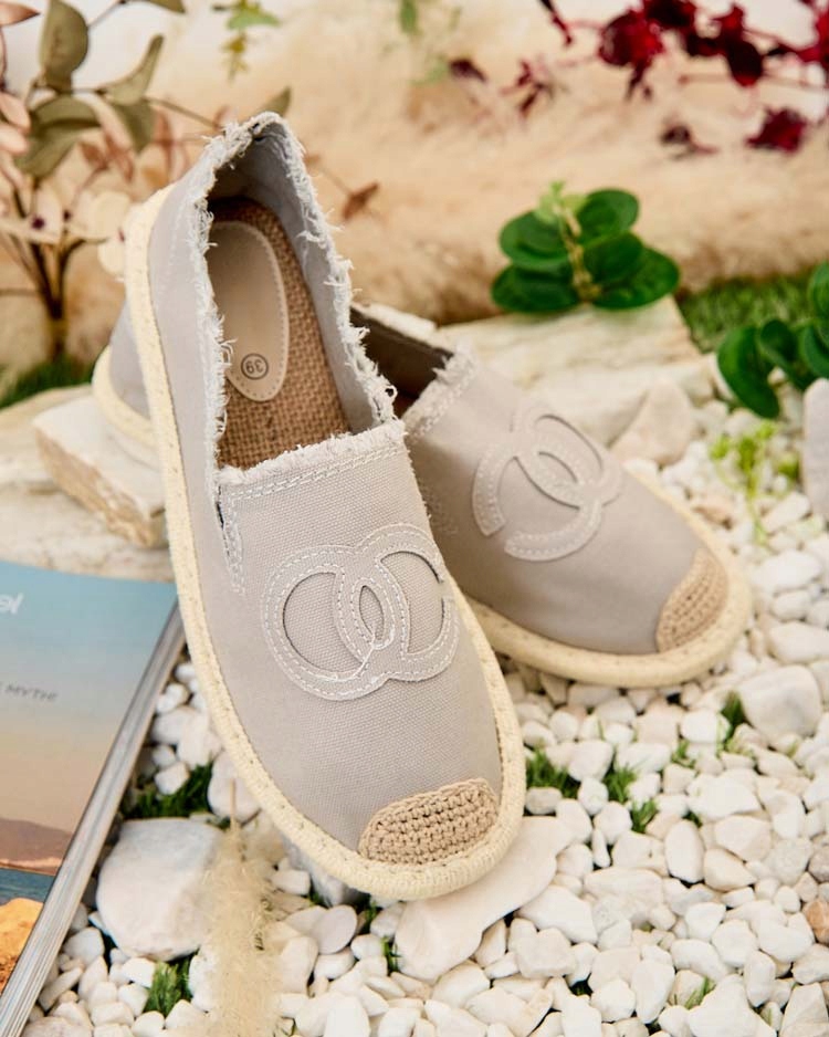 SZARE ESPADRYLE DAMSKIE DINZZ 38 Płeć kobieta