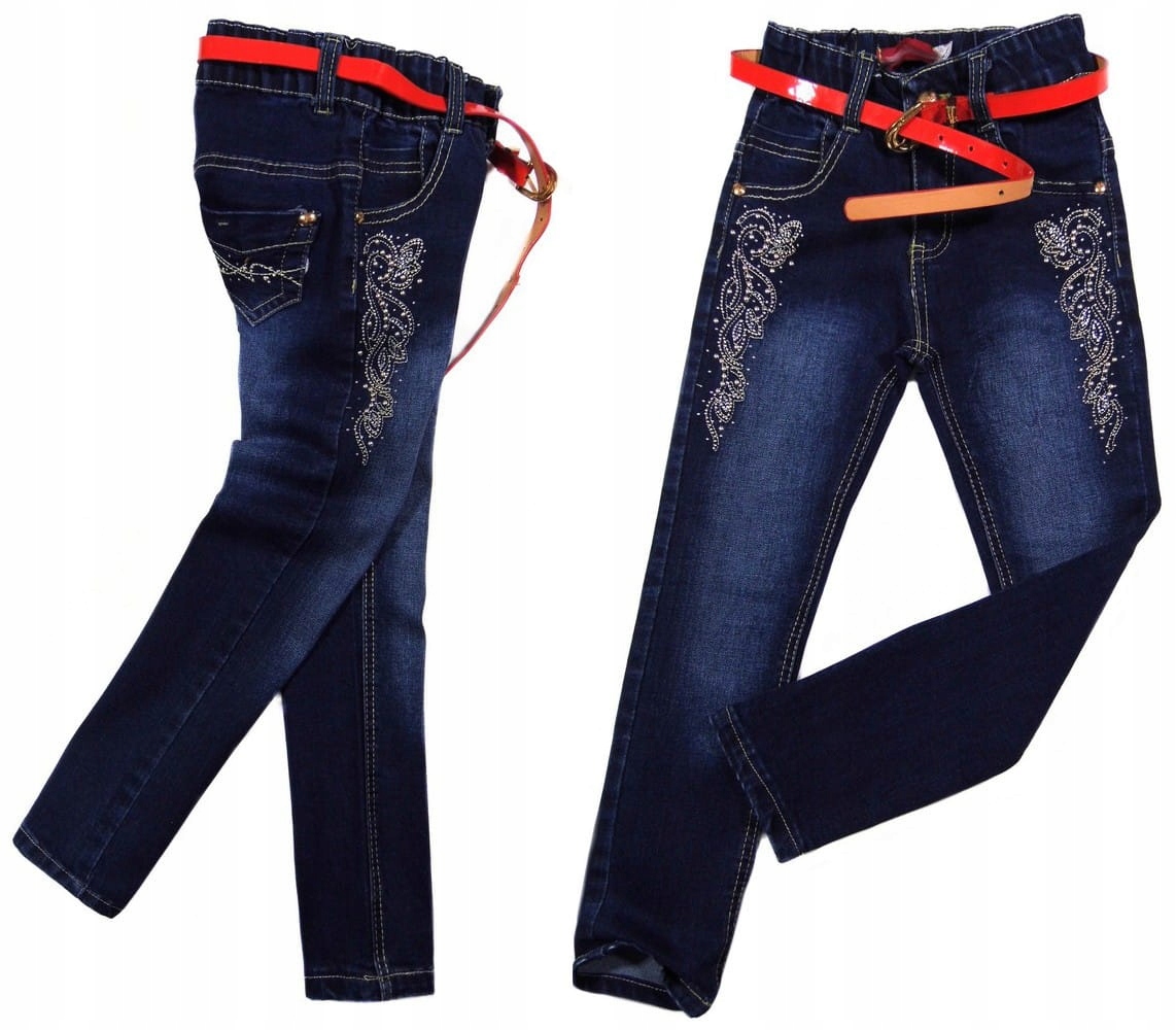 

elastyczne Spodnie jeans 1218 Chica 110 biżuteria