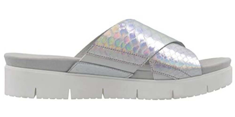 Gabor Nazouváky elegantní, stříbrné, kožené, měkké 37