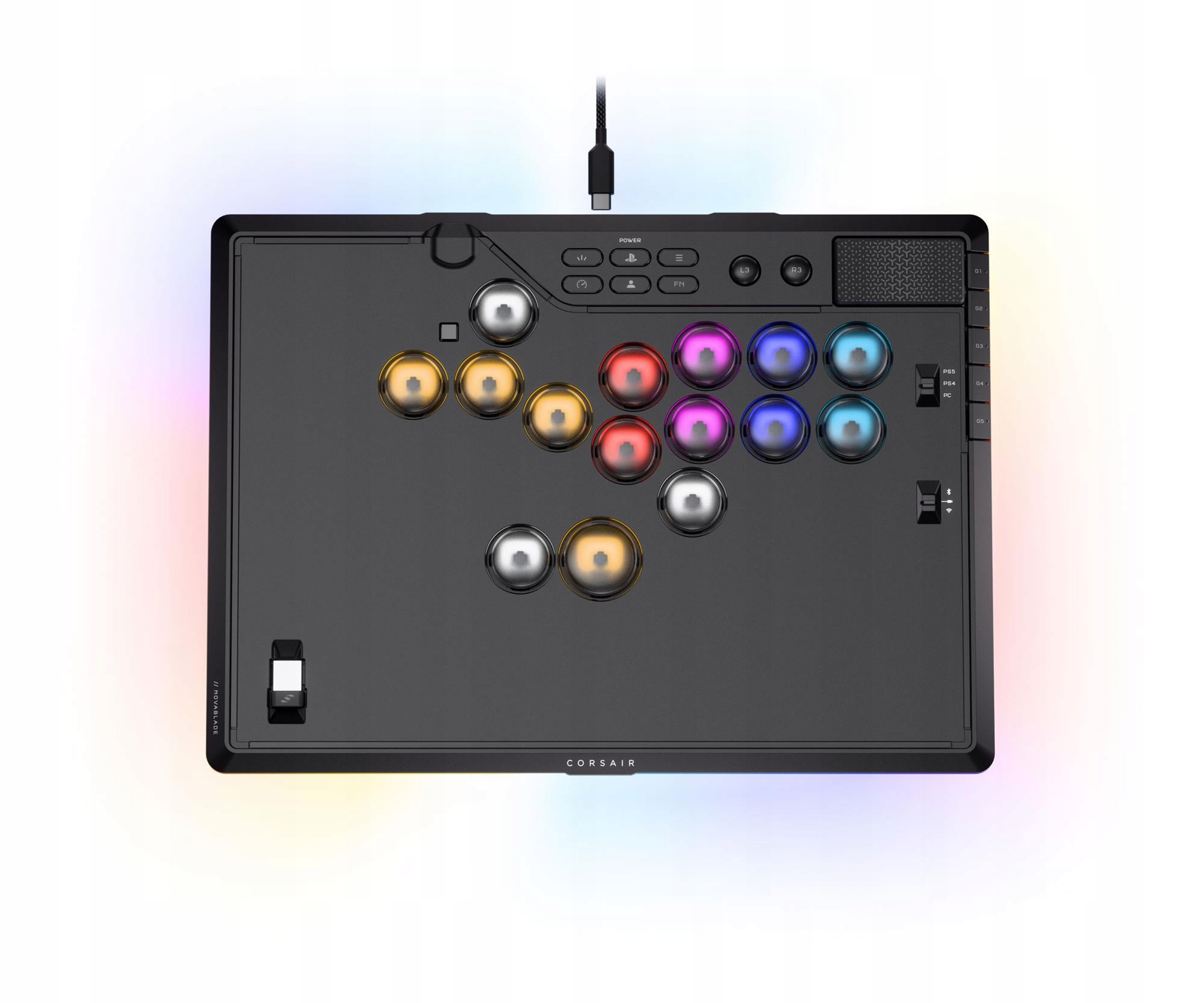 Kontroler do gier Corsair FIGHTING CONTROLLER-MGX v2-BLK