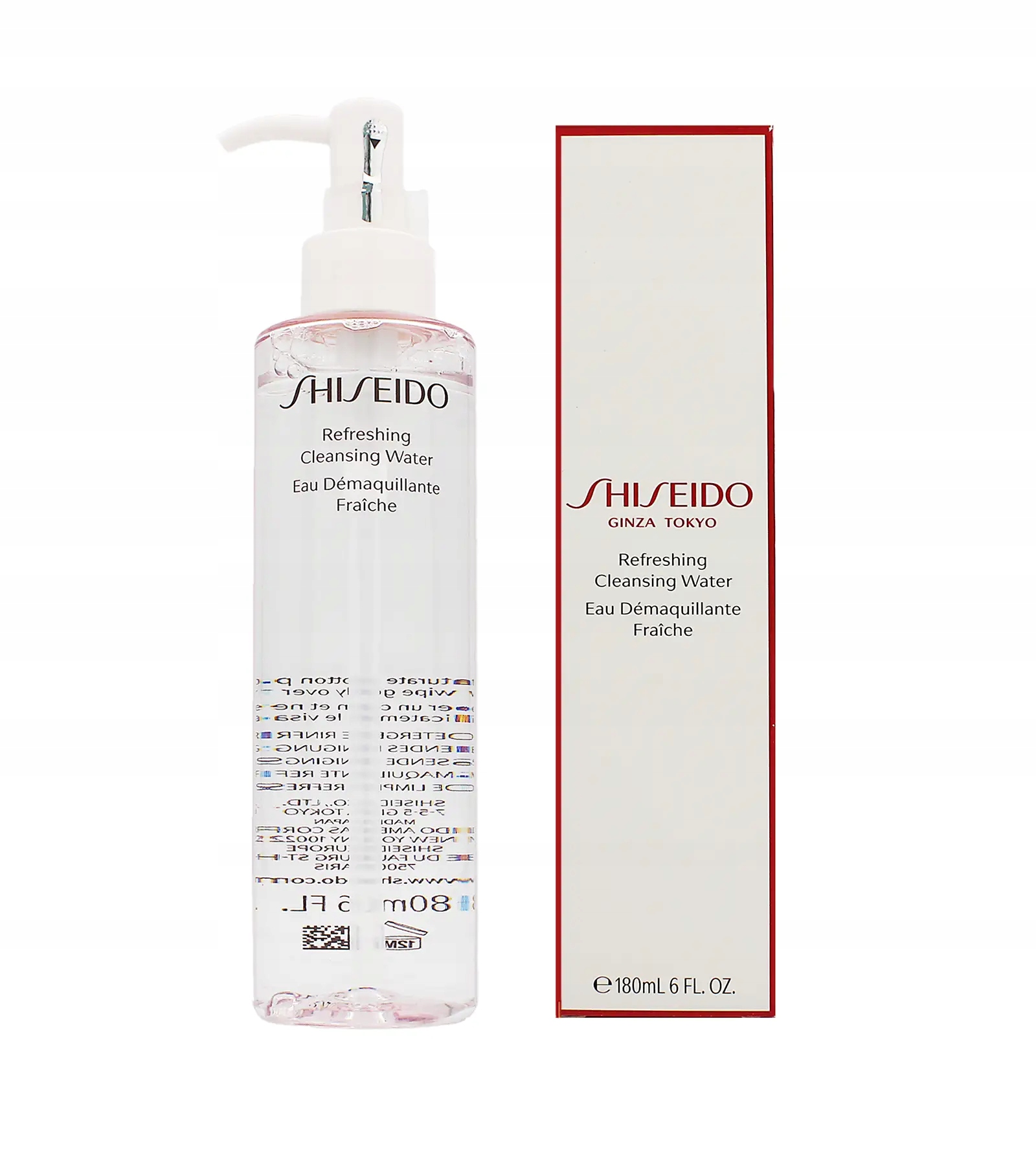 Shiseido Refreshing Cleansing Water čisticí pleťová voda 180 ml