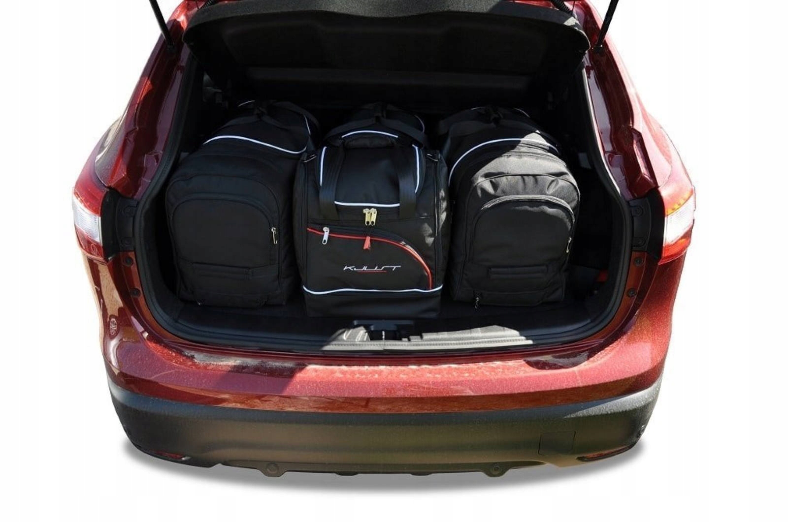 J&j Automotive Sada 4ks cestovných tašiek Sport pre Nissan Qashqai 2007-20