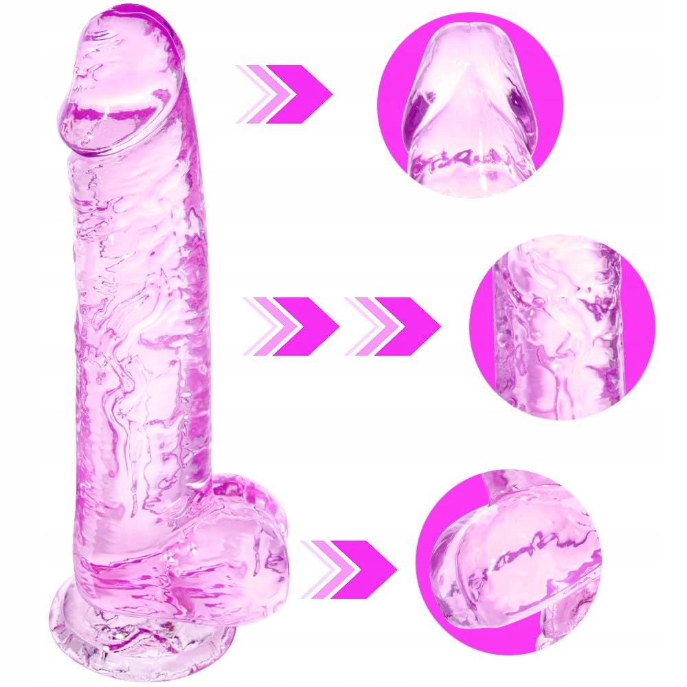 ROSA Realistyczny Dildo 21 cm Dla Początkujących Dla Kobiet i Mężczyzn — miniatura 2