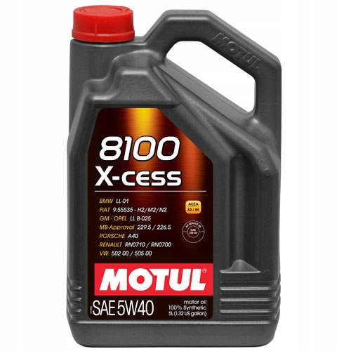 

Olej Syntetyczny Motul 8100 X-cess 5W40 5l