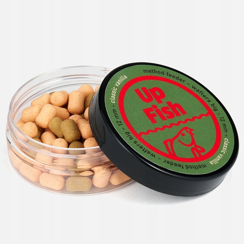 Up Fish Przynęta Method Feeder Wafters Classic Vanilla Big 12mm