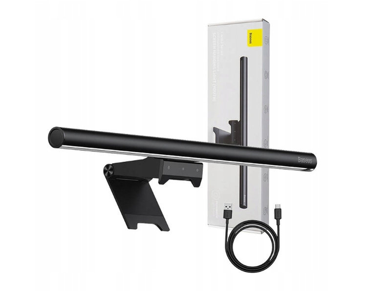 Lampka nad monitor Led Baseus i-Wok 2 BS-LT004 Akumulatorowa 370 lm Czarna