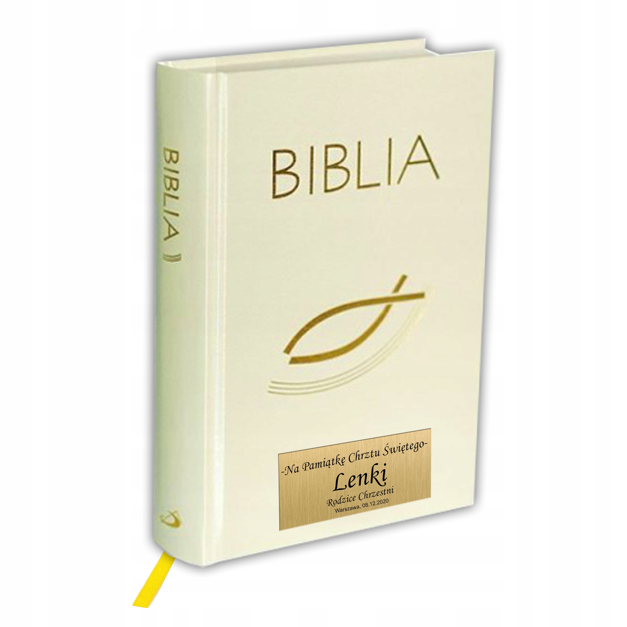 BIBLIA PISMO ŚWIĘTE PREZENT NA CHRZEST KOMUNIĘ ISBN 9788377976456