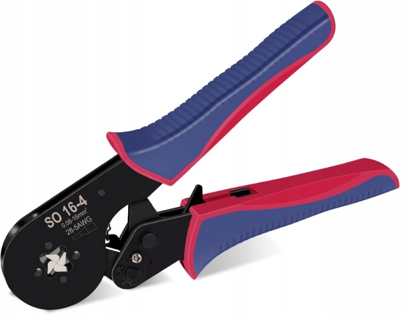 Zaciskarka Praska do Tulejek Kabli Konektorów Przewodów 0,08 mm2 - 16 mm2 Kod producenta ZACISKARKA PRASKA TULEJEK KABLI Novaza Tech