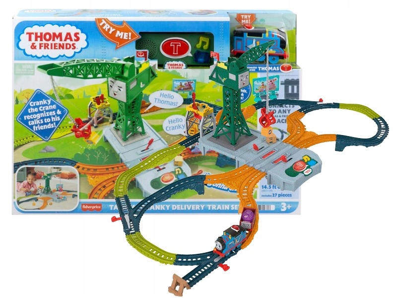 Zestaw Fisher-Price Tomek i Przyjaciele mówiący Karolek pociąg HRC35