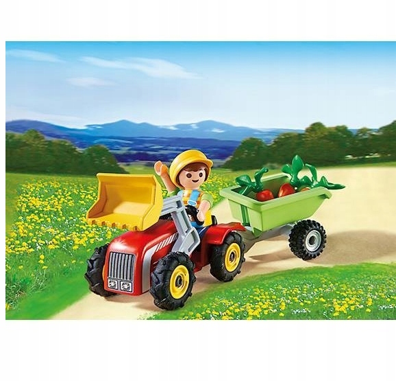 4943 Playmobil Egg Chłopiec z traktorem