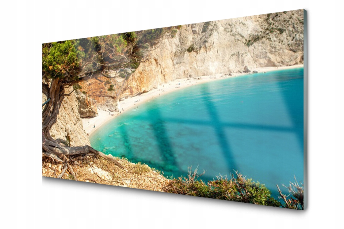 Sklenený panel Doska Záliv More Pláž 100x50