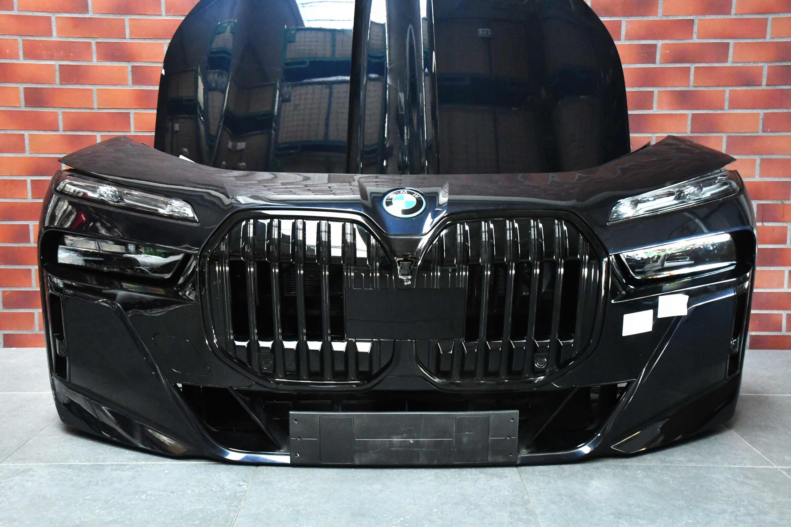 bonnet front panel, wall bumper lights CRYSTAL BMW BMW 7 G70 m-packet M760iX