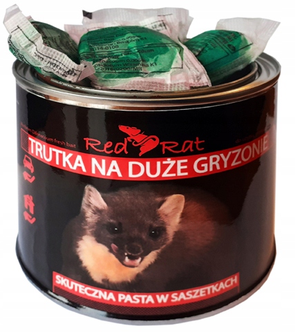 

Na Kuny Trutka Mocna -duże Gryzonie Pasta Trucizna