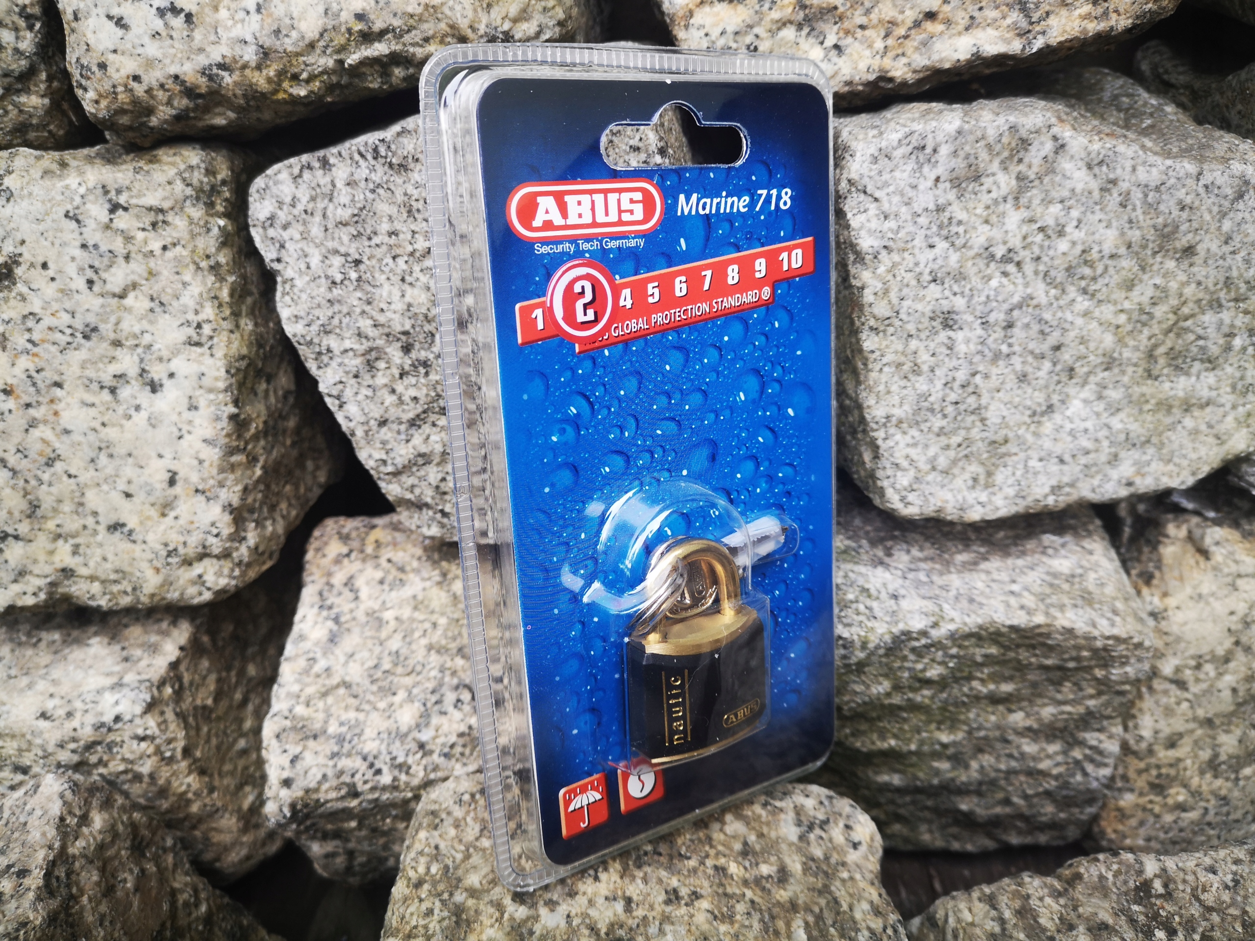 ABUS KŁÓDKA 718 MARINE 30MM NIERDZEWNA WODOODPORNA Marka Abus