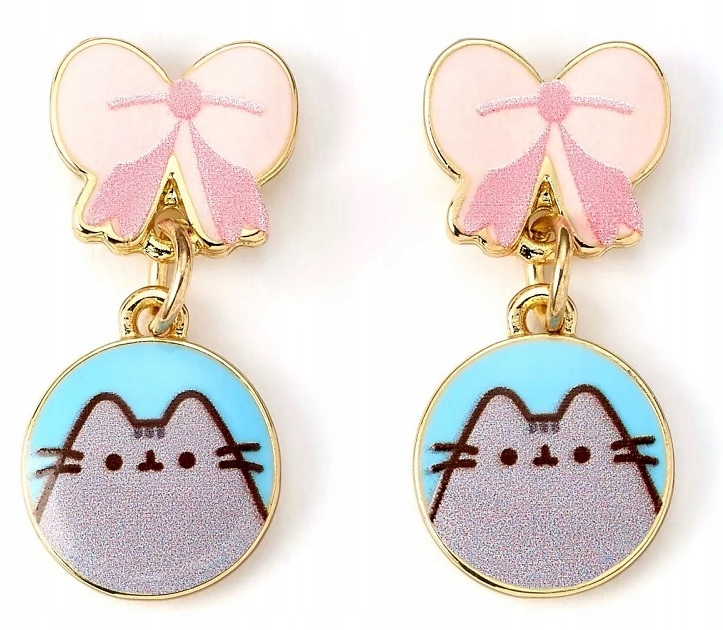Pusheen - Kolczyki kokardki EPTCE0105