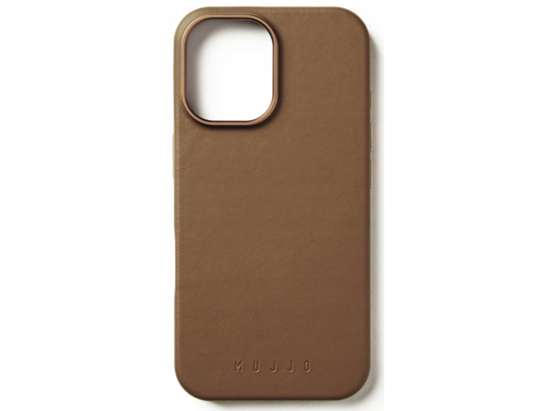 Etui Mujjo Full Leather MagSafe do Apple iPhone 16 Brązowy