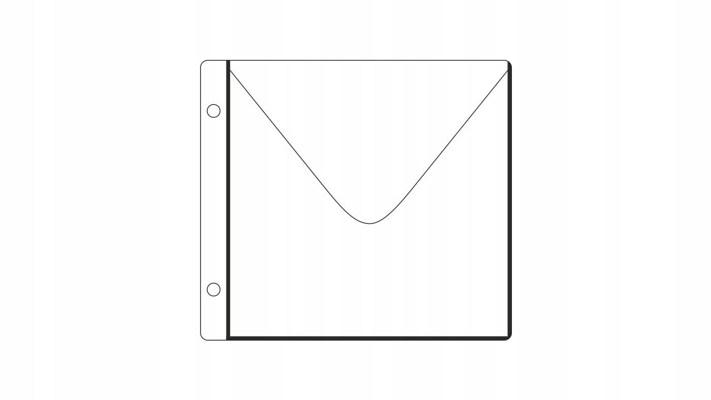 Obwoluta na CD 1/10szt Biurfol do segregatora