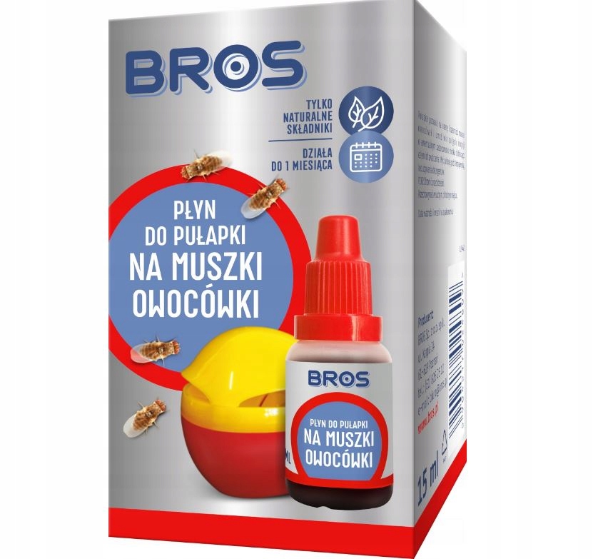 

Bros płyn do pułapki wabika na muszki owocówki