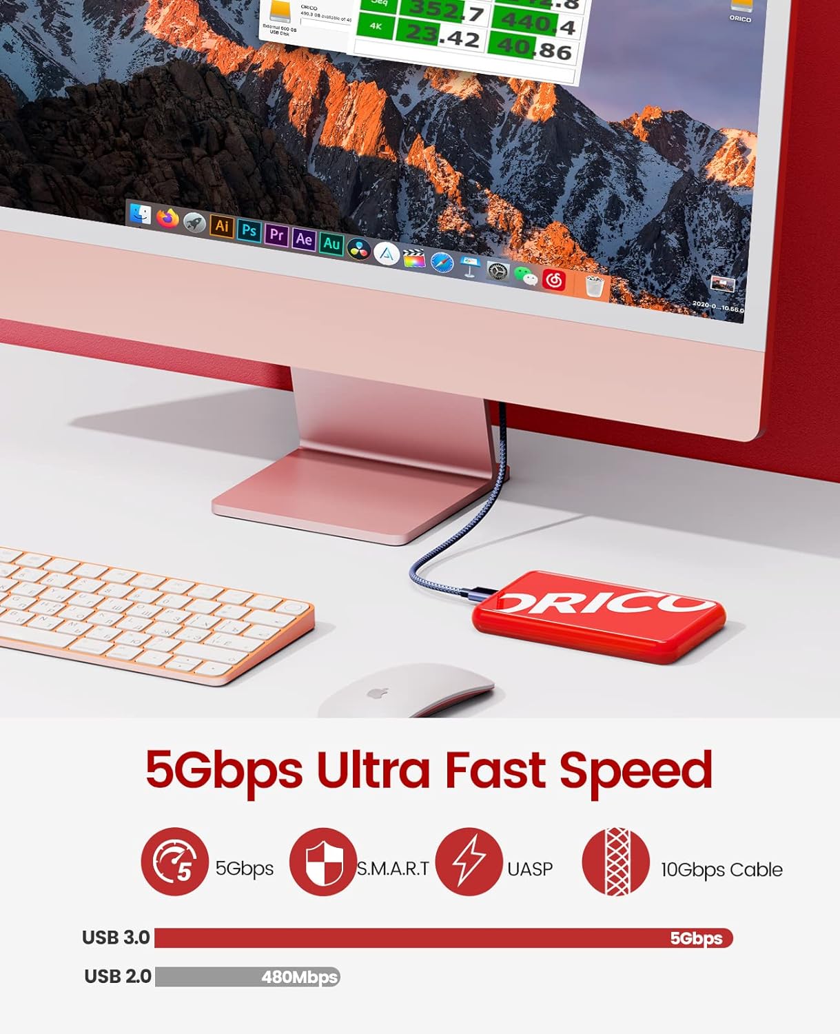 ORICO CP25U3 Trendy obudowa dysku twardego USB 3.1 Gen 1 do SATA III Producent Orico