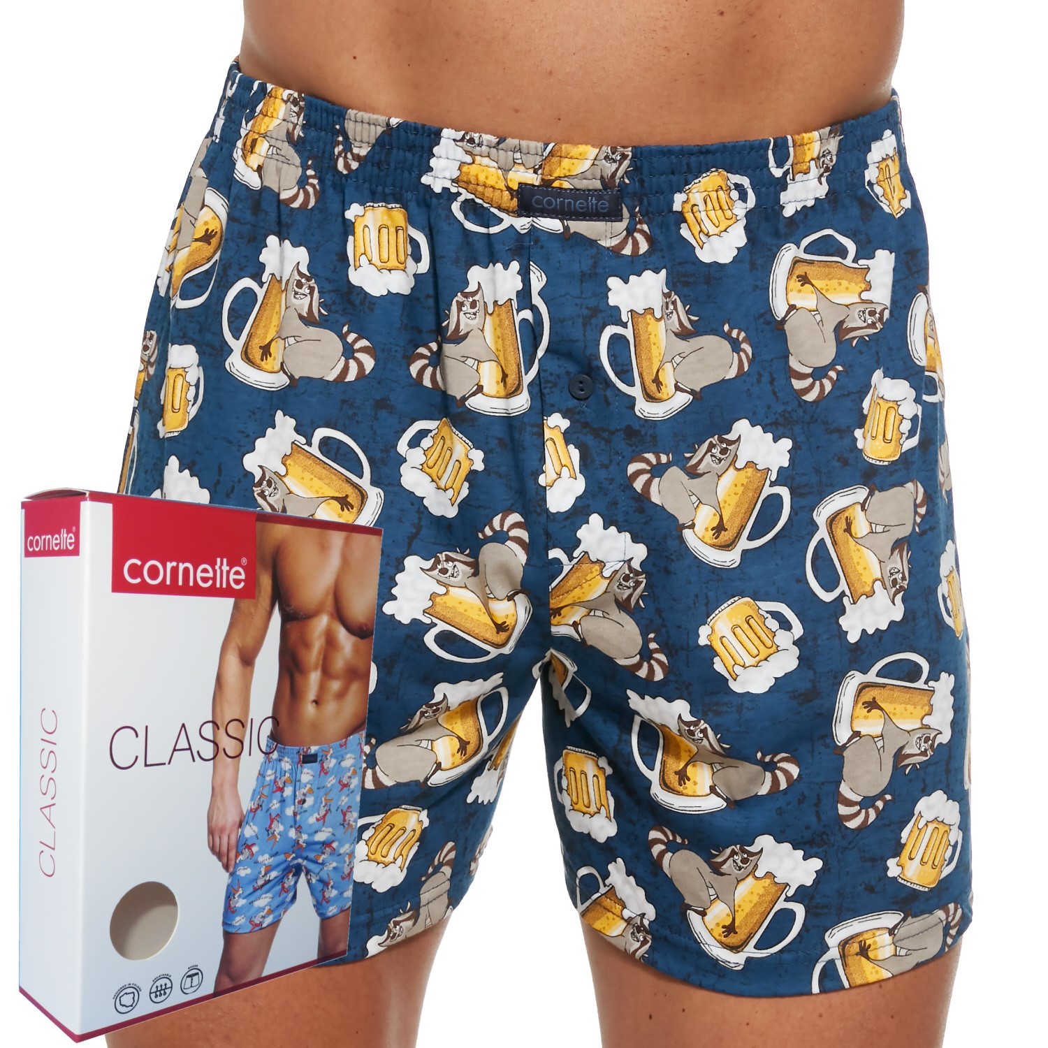 CORNETTE bokserki CLASSIC luźne 011/144 kufle