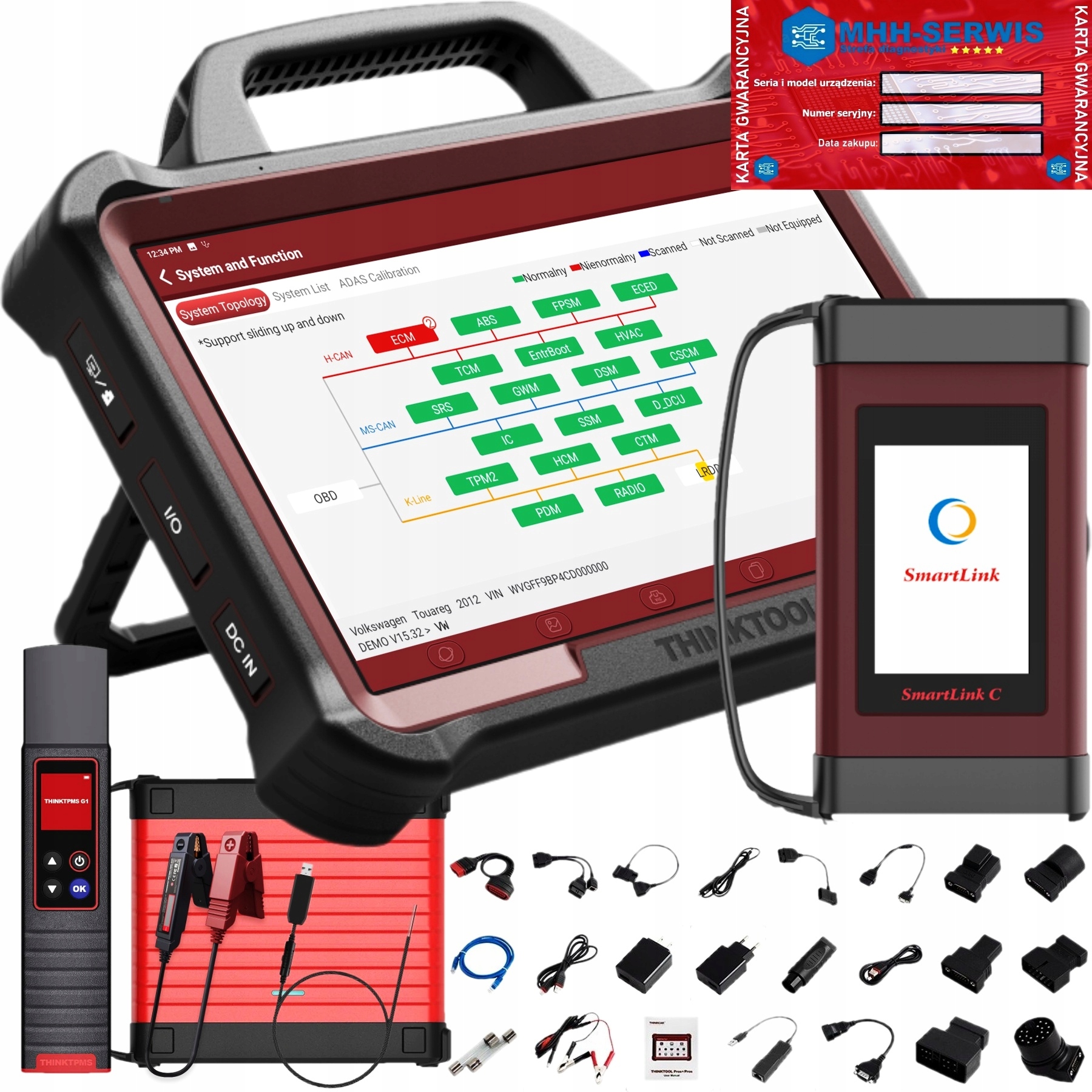 THINKTOOL MAX 13" CanFD DoIP PassThru J.PL