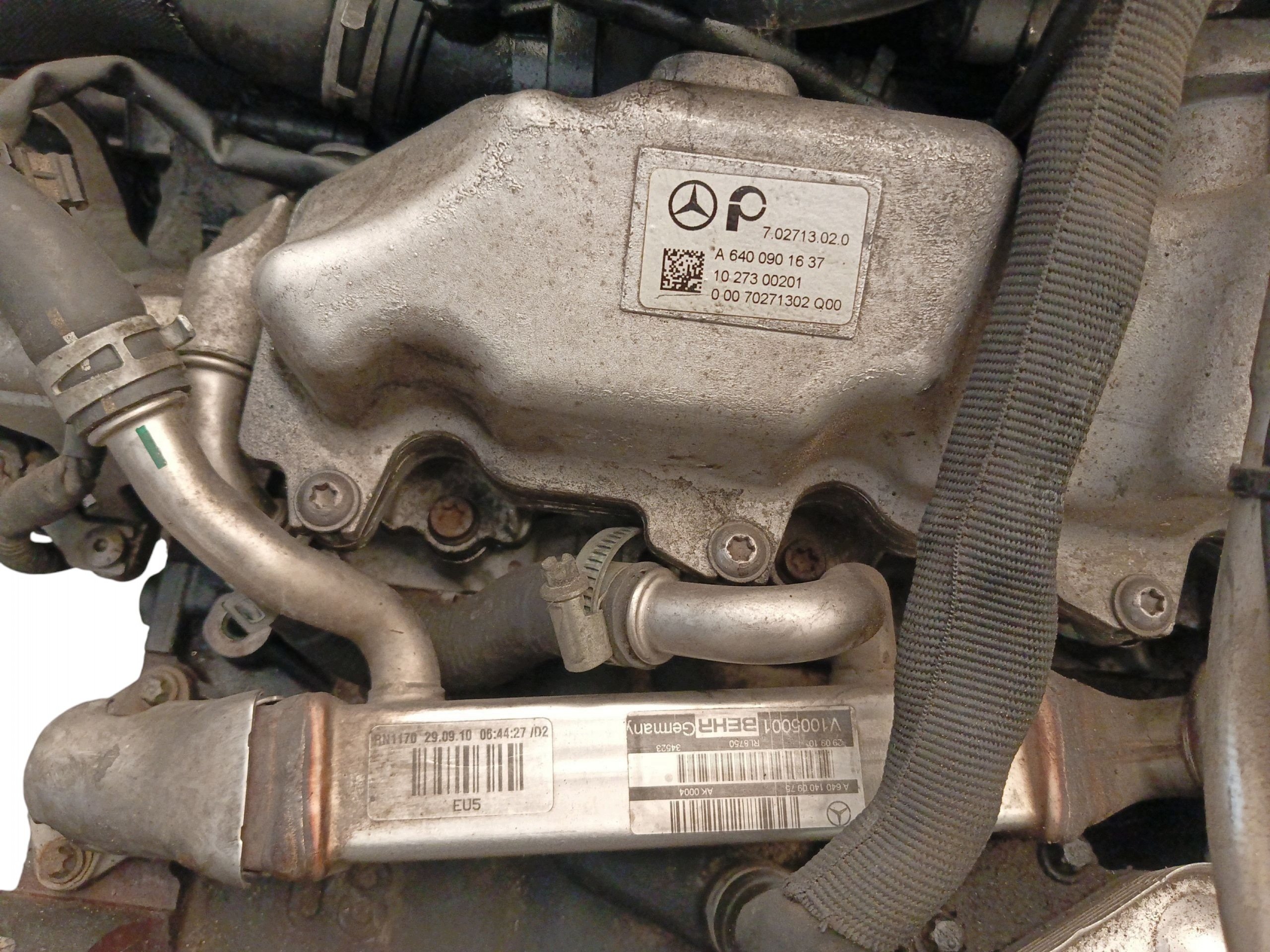 engine complete MERCEDES B W245 2.0 CDI 140KM 103kW 640941 218 thousand