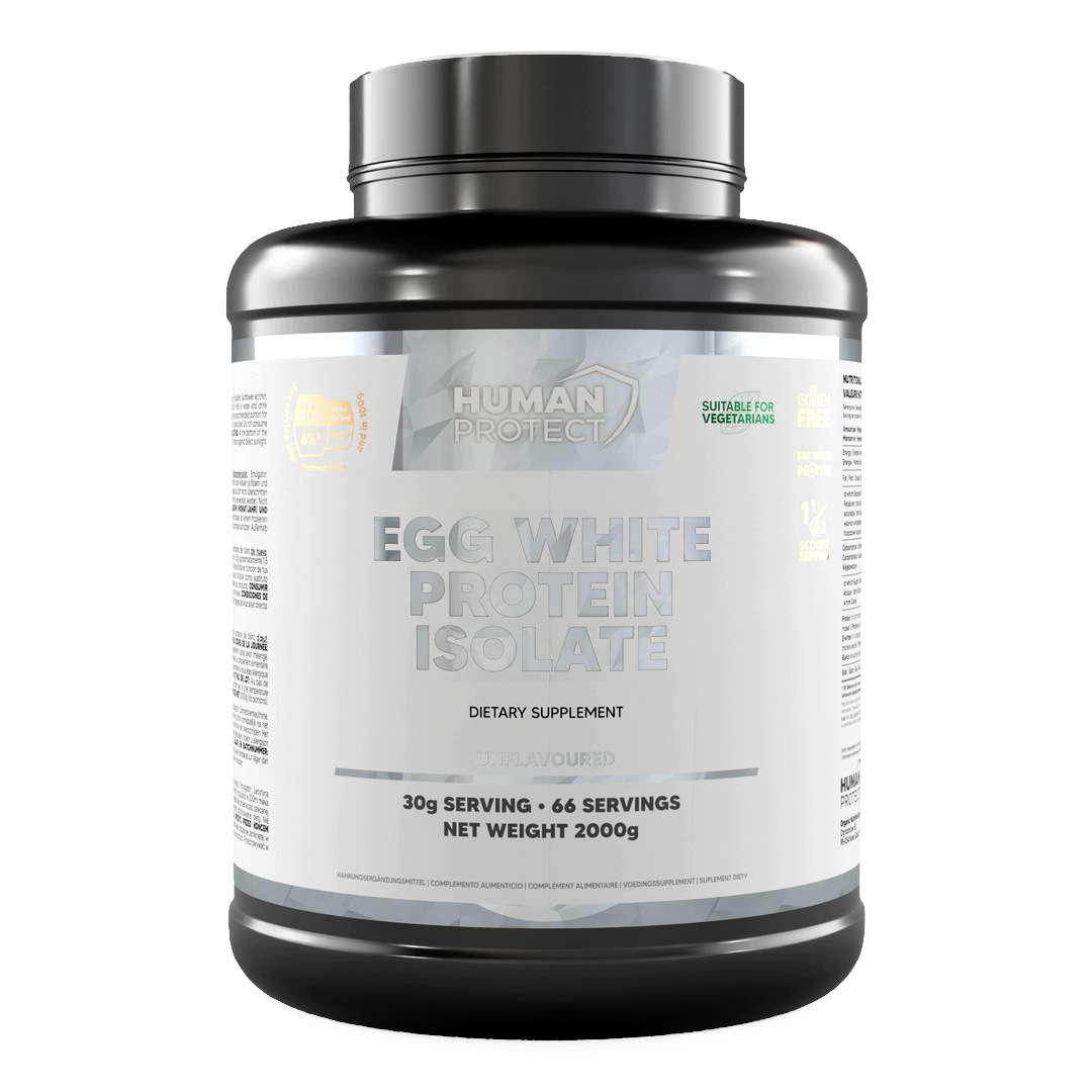 Human Protect Egg Isolate 2000 g Izolát z vaječných bílků 2 kg Přírodní