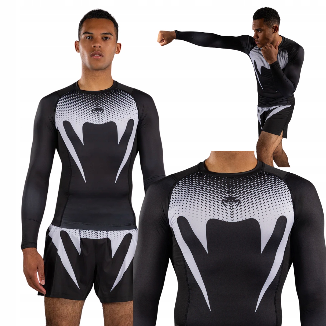 Rashguard z długim rękawem męski Venum NoGi Czarny r. M