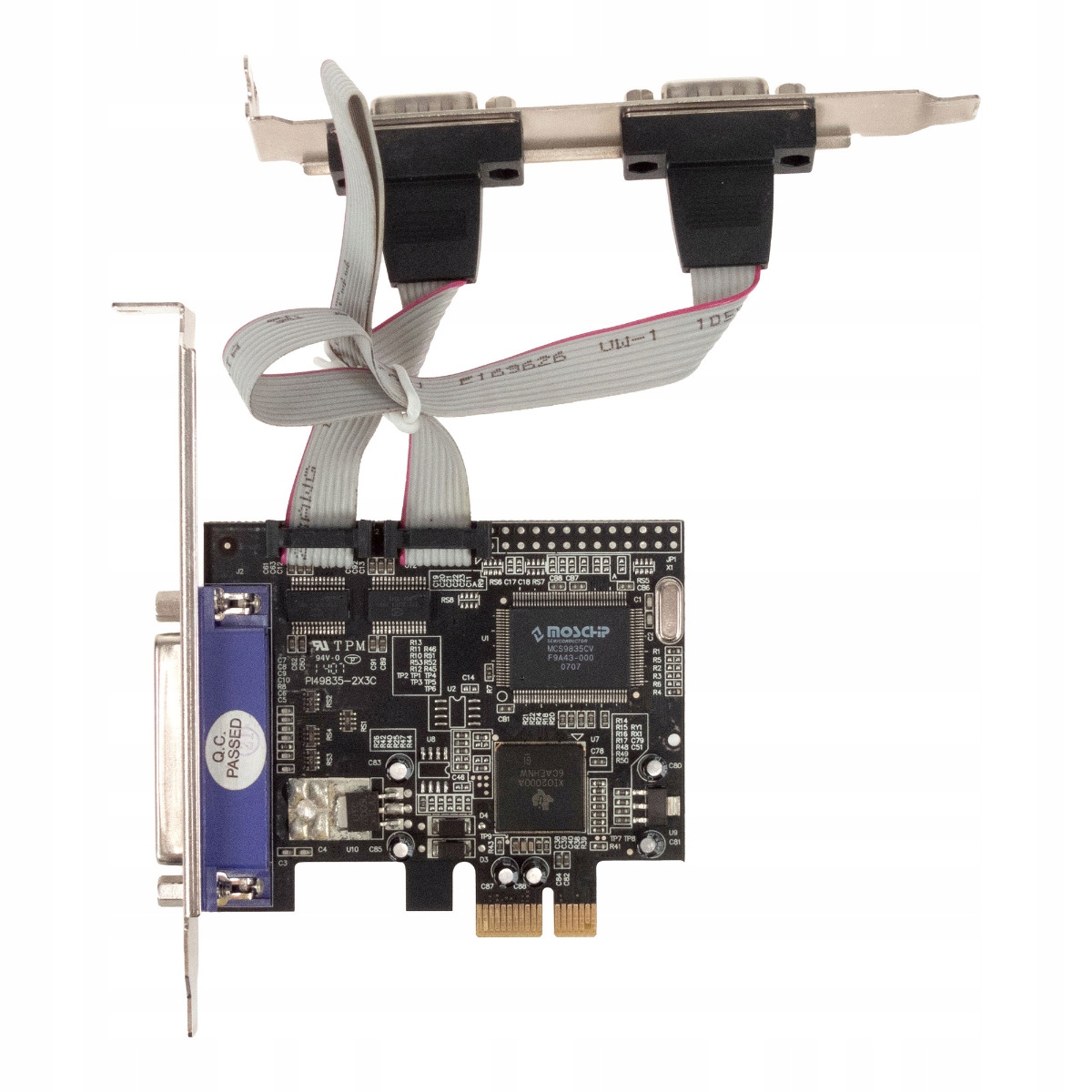 Řadič PI49835-2X3C 2x Com Lpt PCIe x1 Adaptér