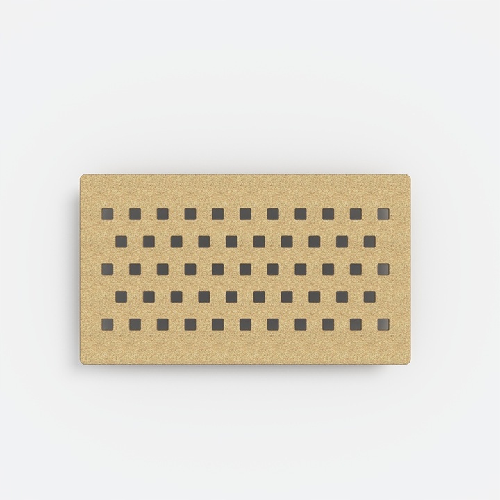 Osłona maskownica grzejnika 68x139cm M10 Surowa Materiał płyta MDF