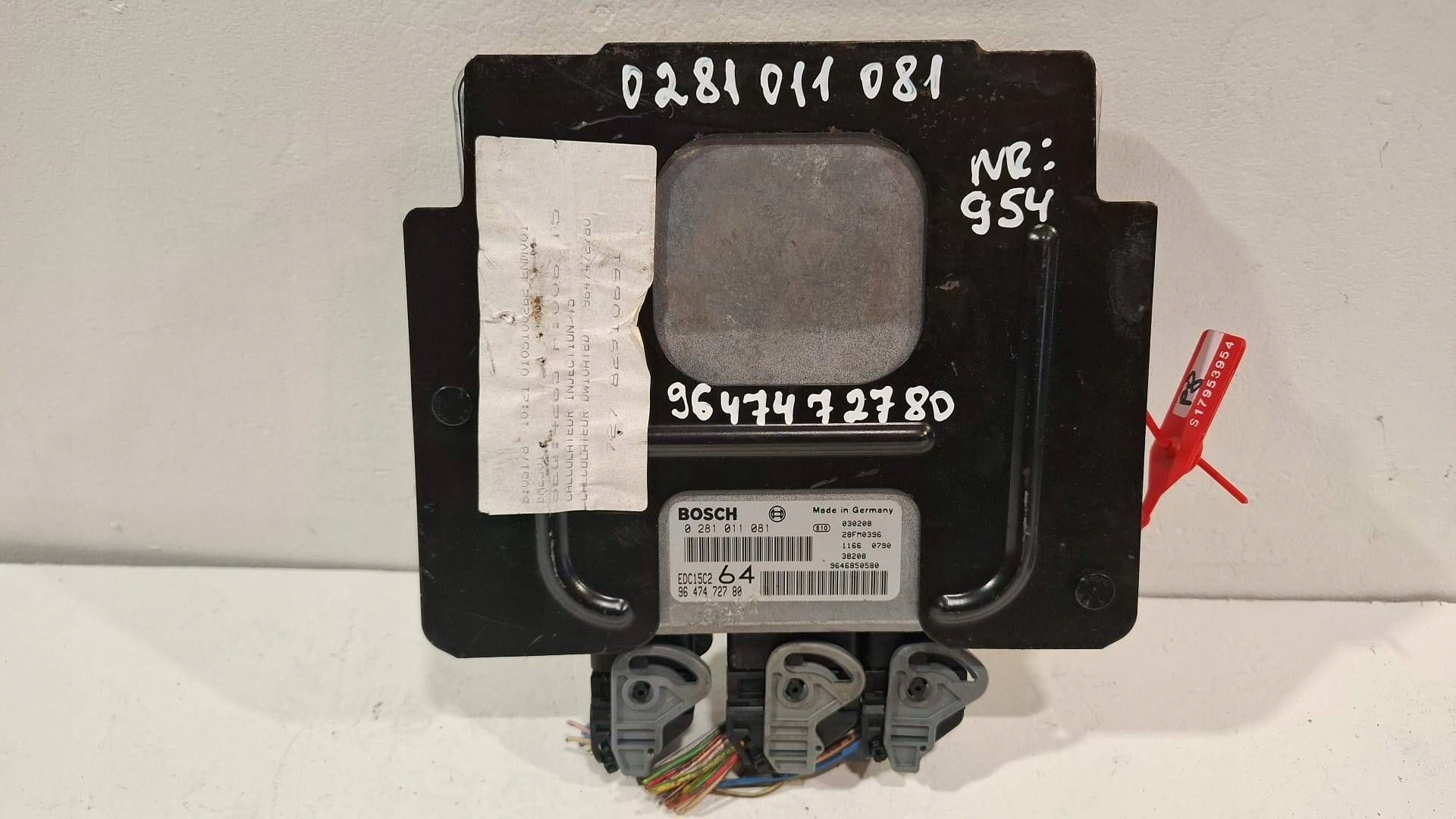 control unit of the engine computer 0281011081 Citroen Peugeot 2.0 HDI