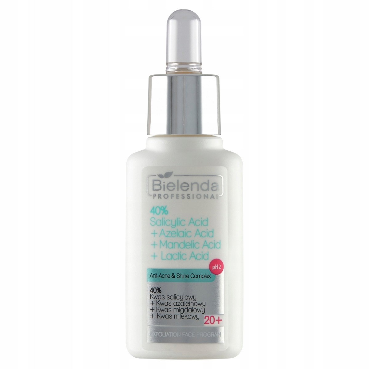 Bielenda Professional 40 % kyselina salicylová kyselina azaleová kyselina mandlová