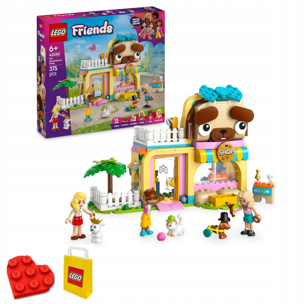 Lego Friends 42650 Obchod s doplňky pro zvířata