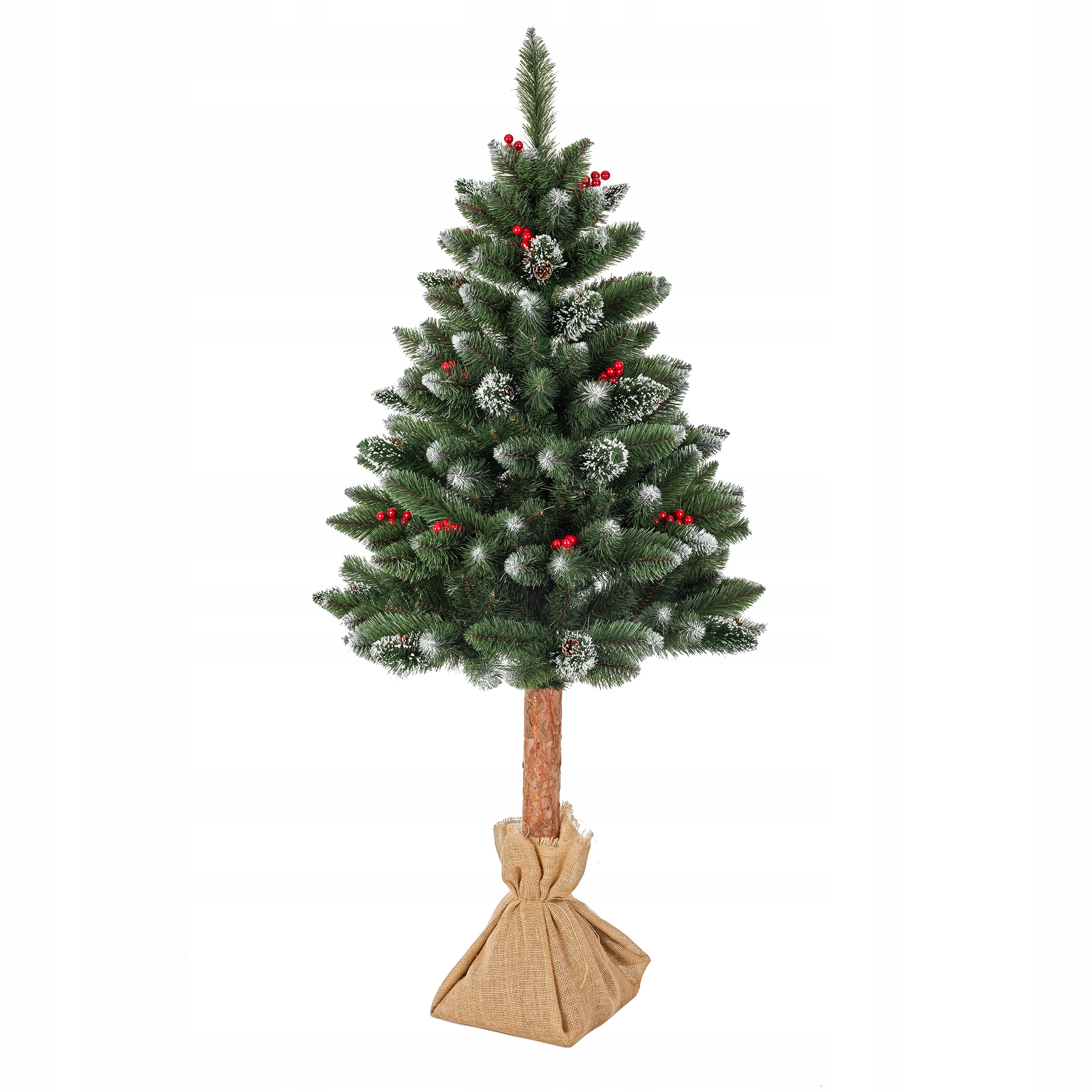 

Choinka sztuczna na pniu zdobiona 180 cm.