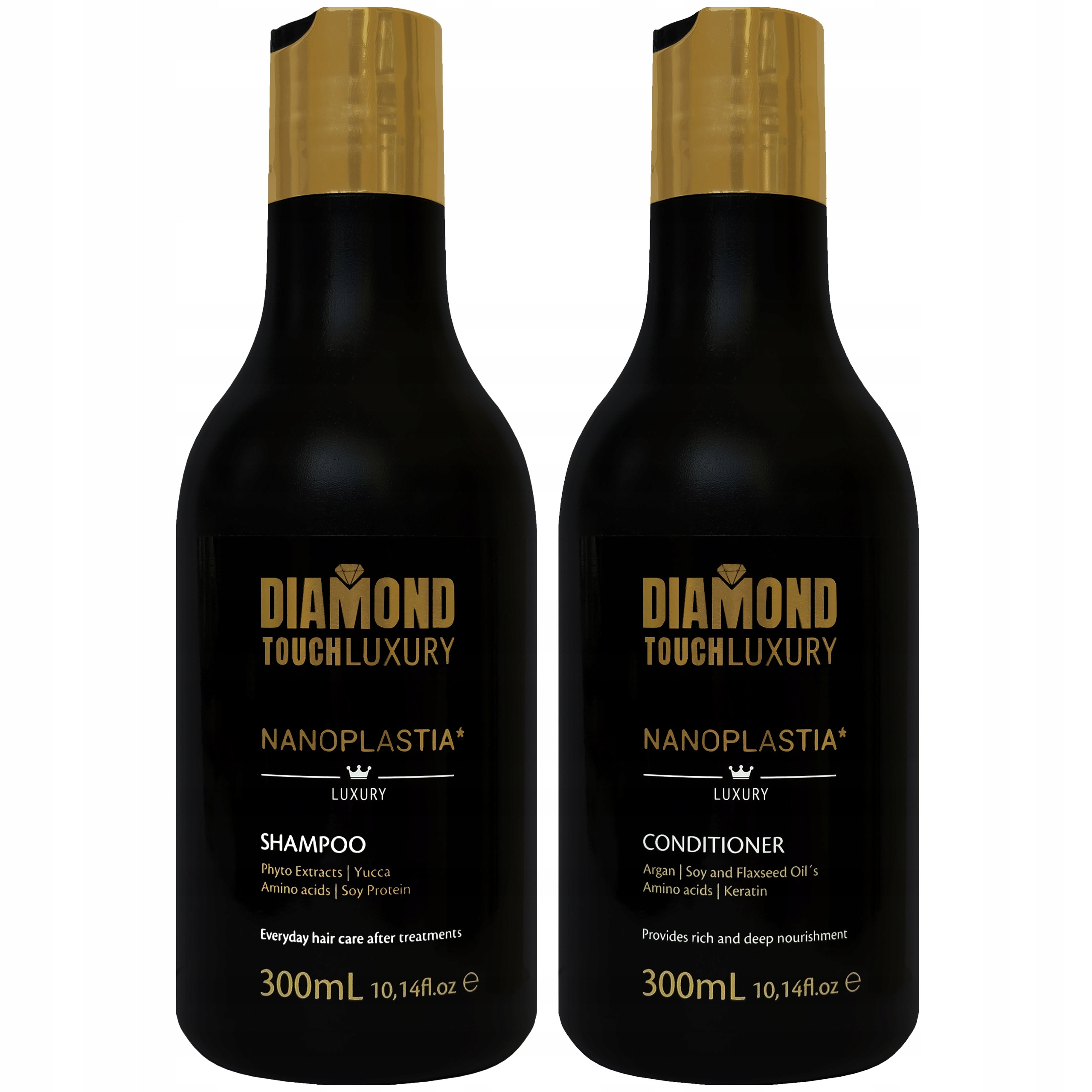 Diamond Touch Luxury Šampon Nanoplastia 300 ml kondicionér Nanoplastia 300 ml