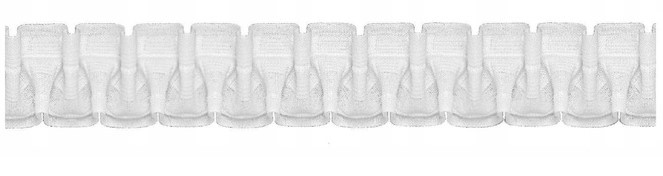 TAŚMA MARSZCZĄCA DO FIRAN I ZASŁON BAWEŁNA 1 MB Kod producenta TAŚMY MARSZCZĄCE