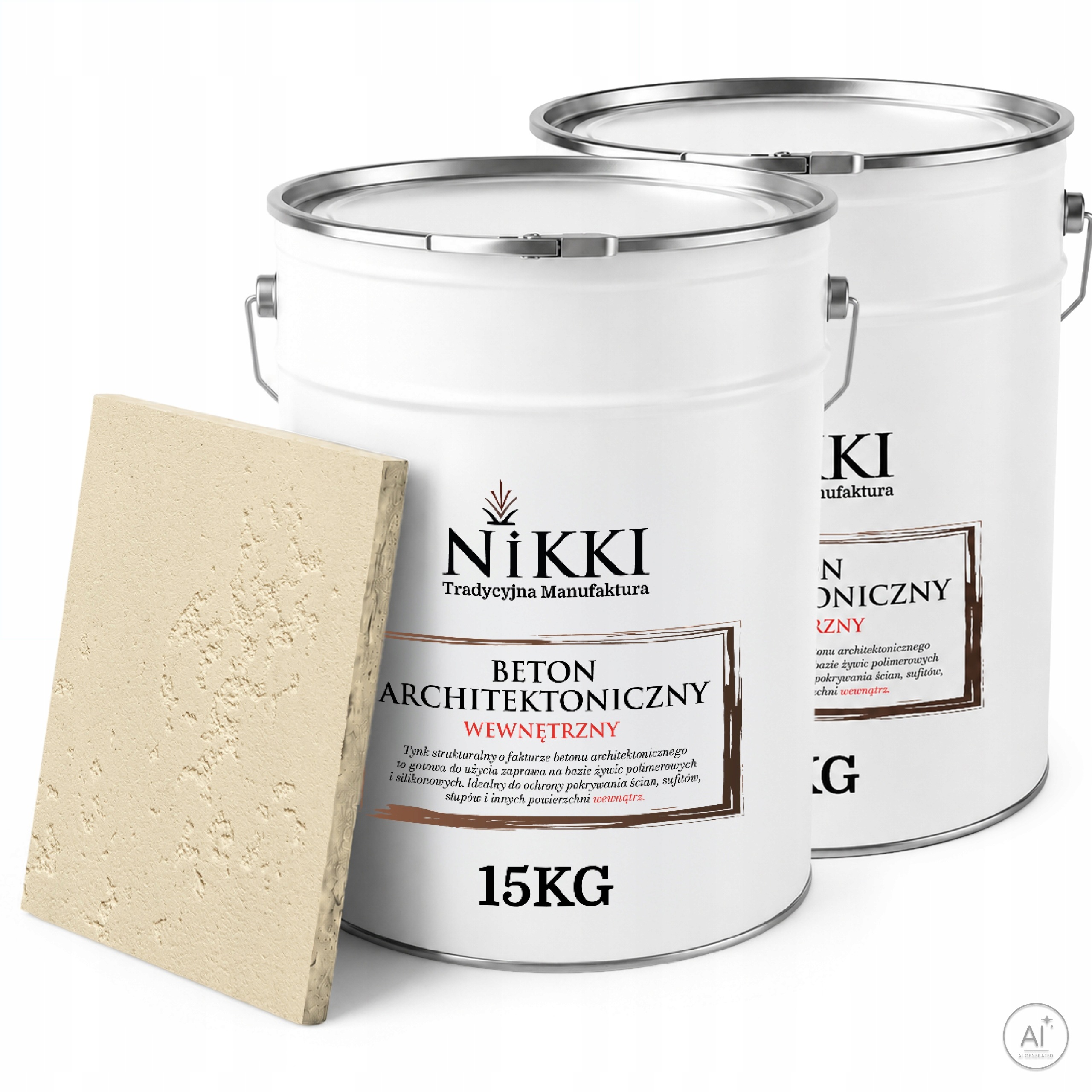 Dekorativní omítka s Betonu strukturou, vnitřní, 2 x 15 kg, béžová, světlá, F751