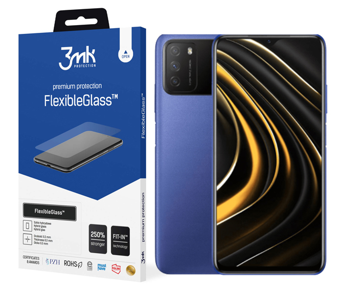 

Szkło FlexibleGlass 3MK do Xiaomi Poco M3