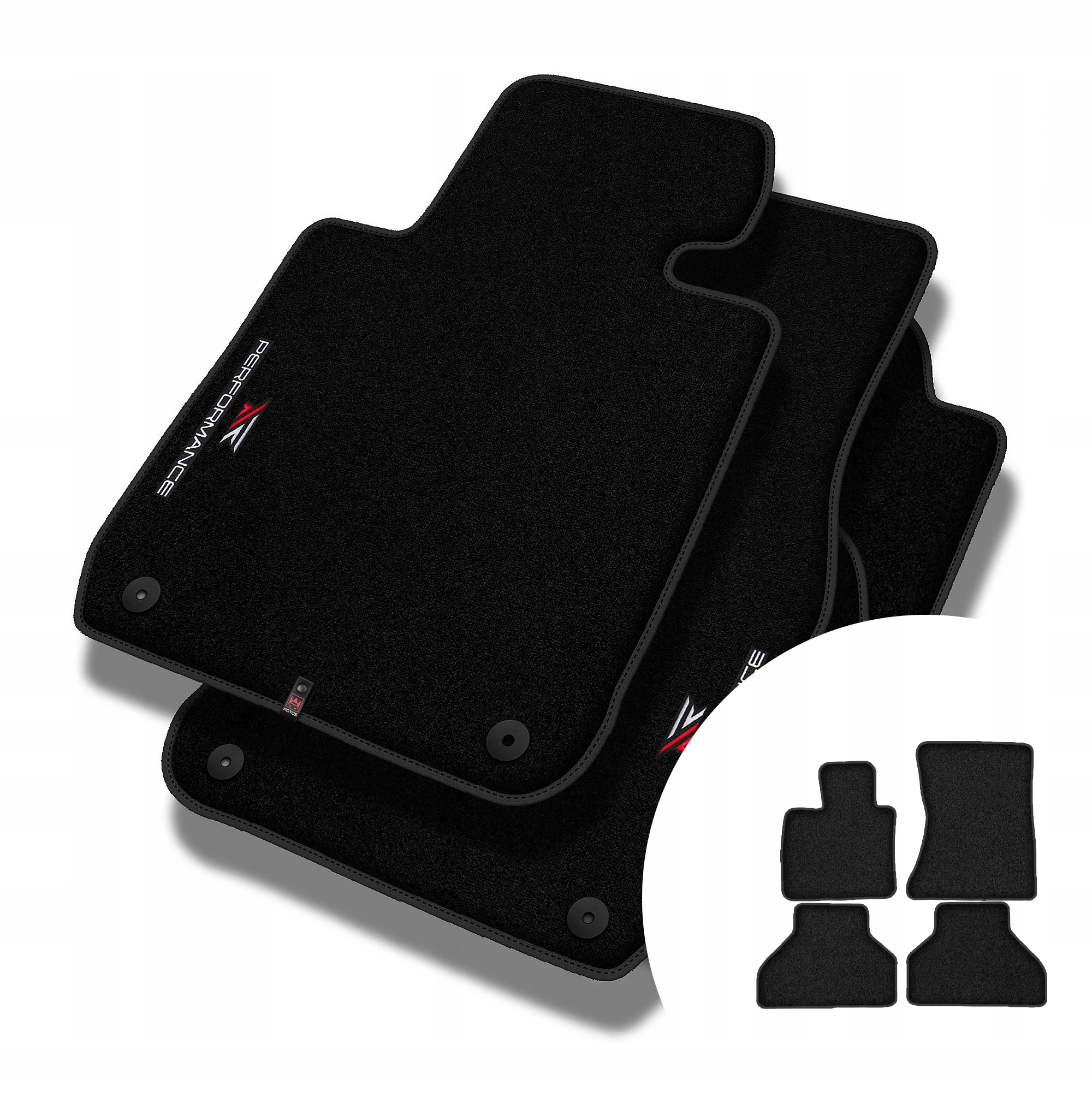 Velúrové koberčeky Performance Premium pre Bmw X5 E70 2006-2013