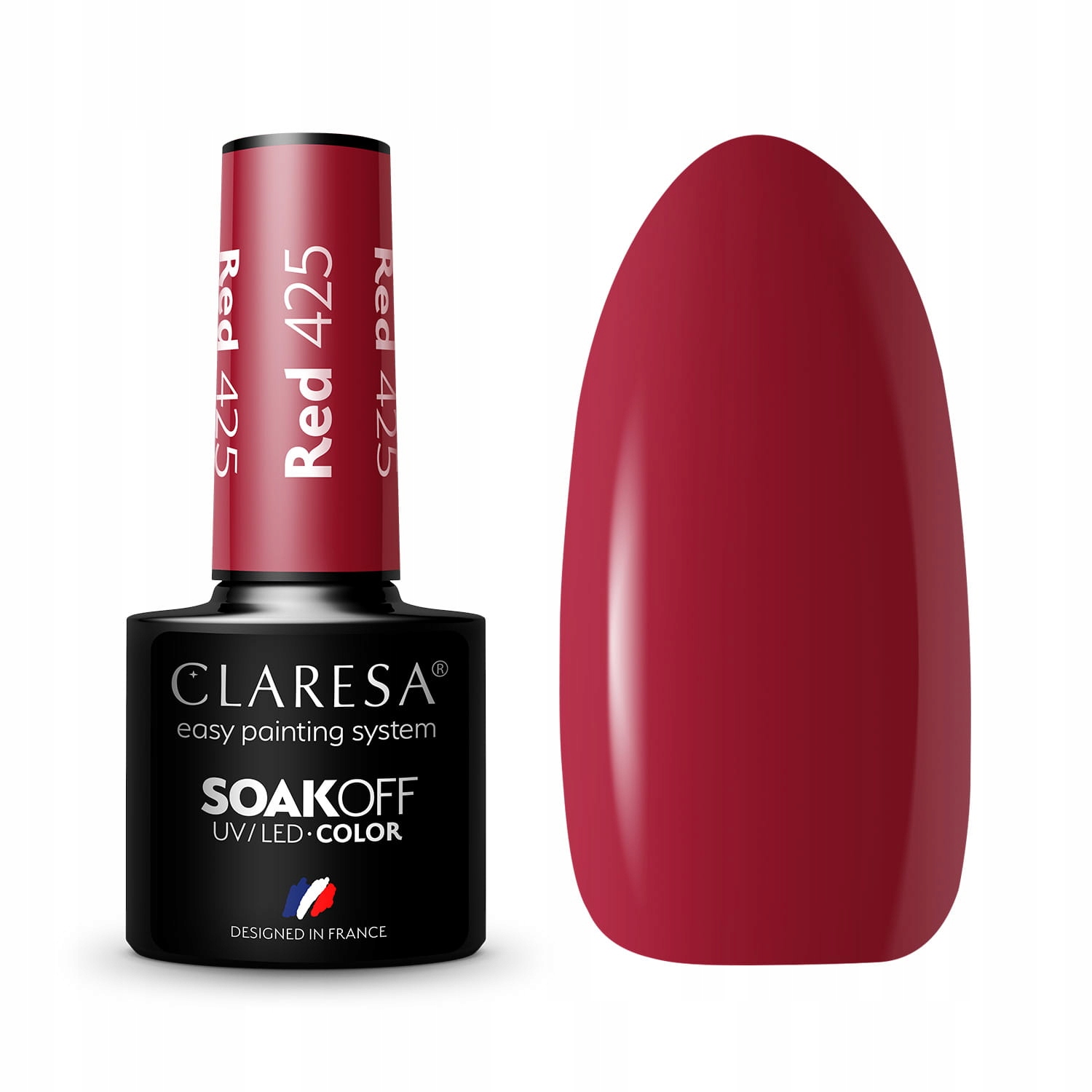 425 RED UV Nagellack 5 ml Claresa — 3