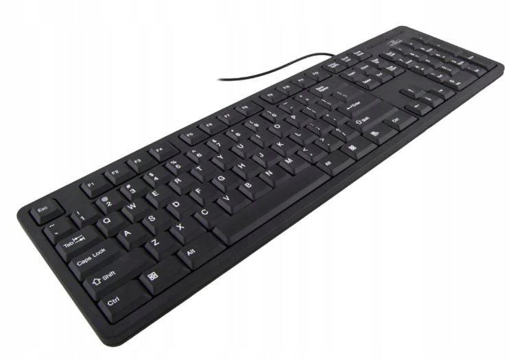 

Klawiatura Usb Kultowa czarna trwała i ładna