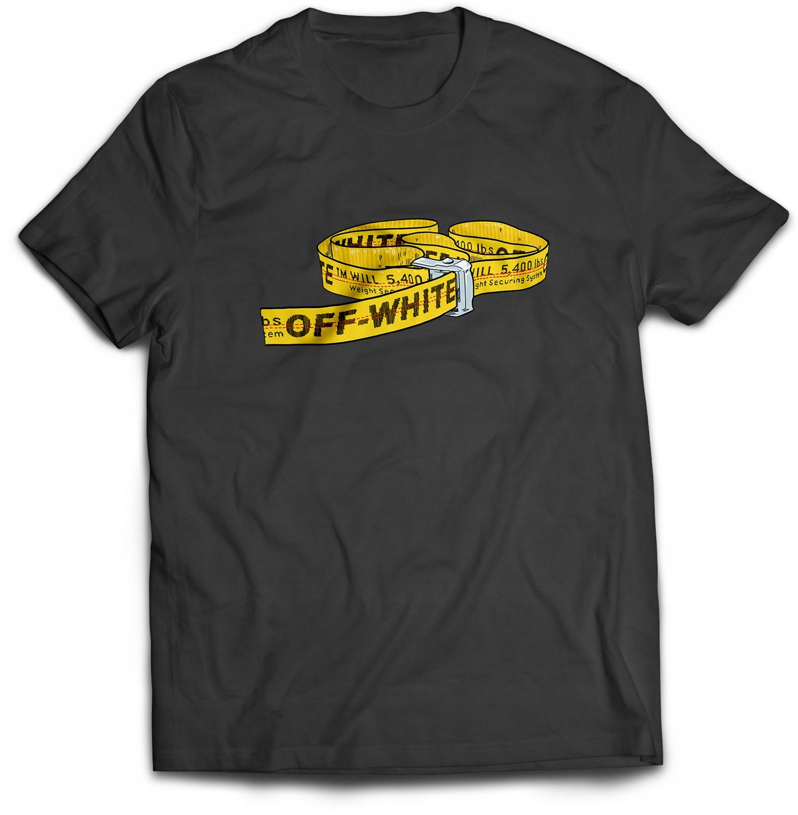 

Koszulka męska Off WHITE-005 czarna r.S