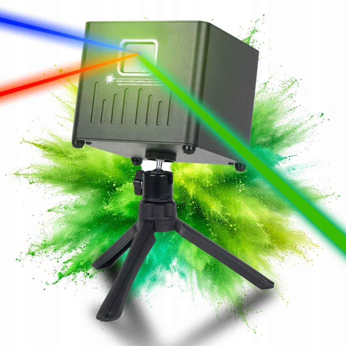 LIGHT4ME Accu App Laser Akumulatorowy Laser Rgb Bluetooth Statyw 5000MAH