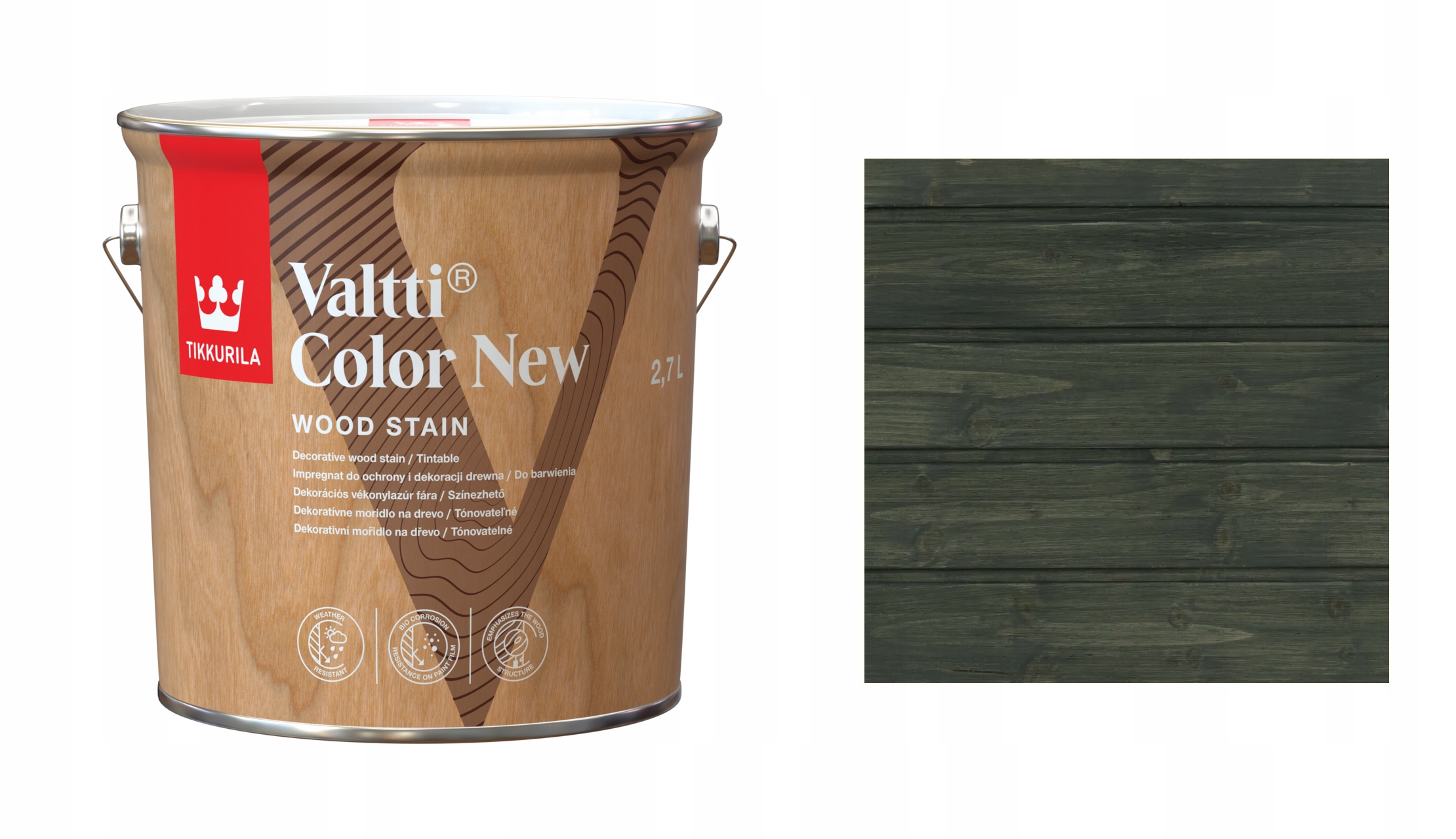Tikkurila Valtti Color New 2,7L 241A Dark Woods Ochranný Impregnát