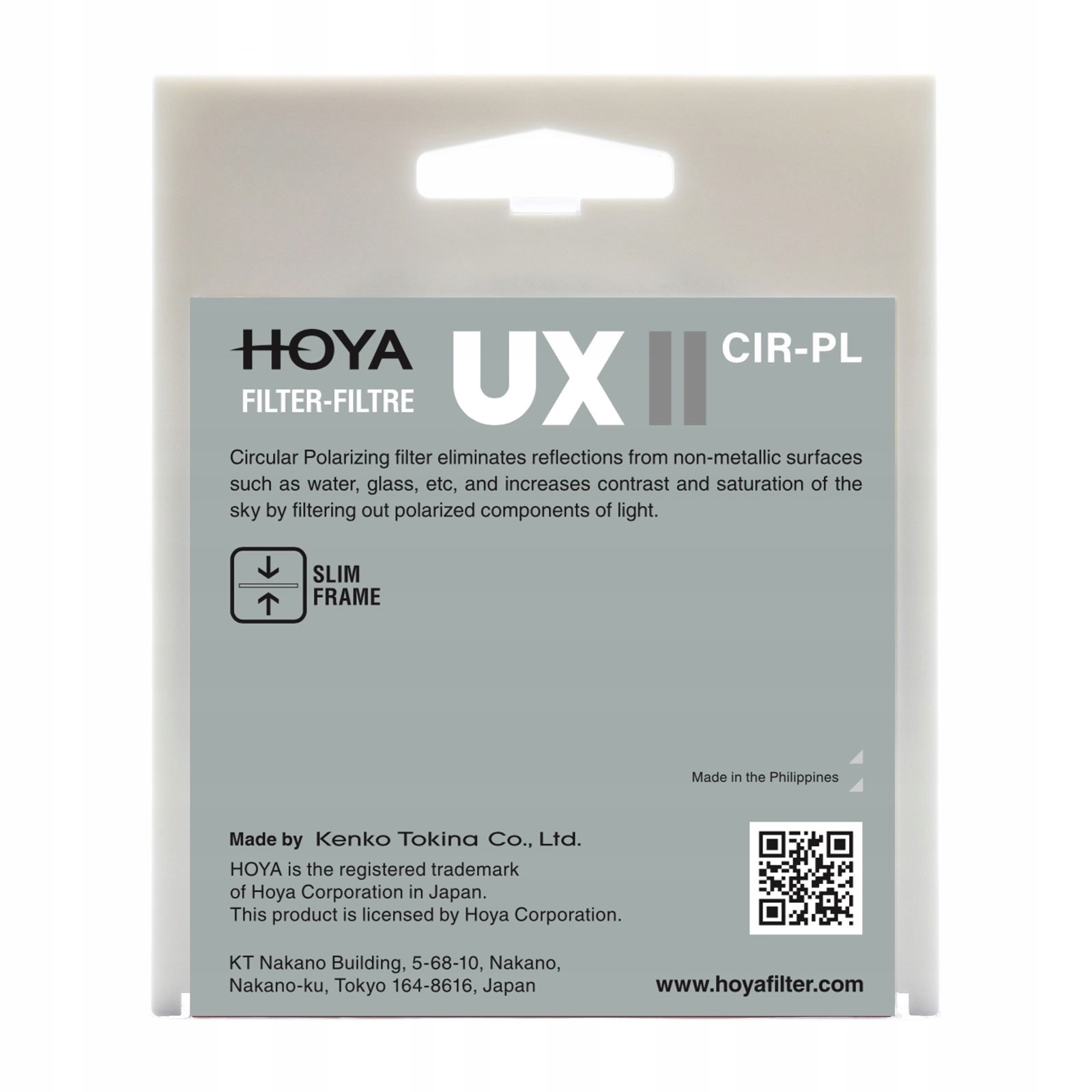 Filtr Hoya UX II CIR-PL 37mm Model PL-CIR UX II