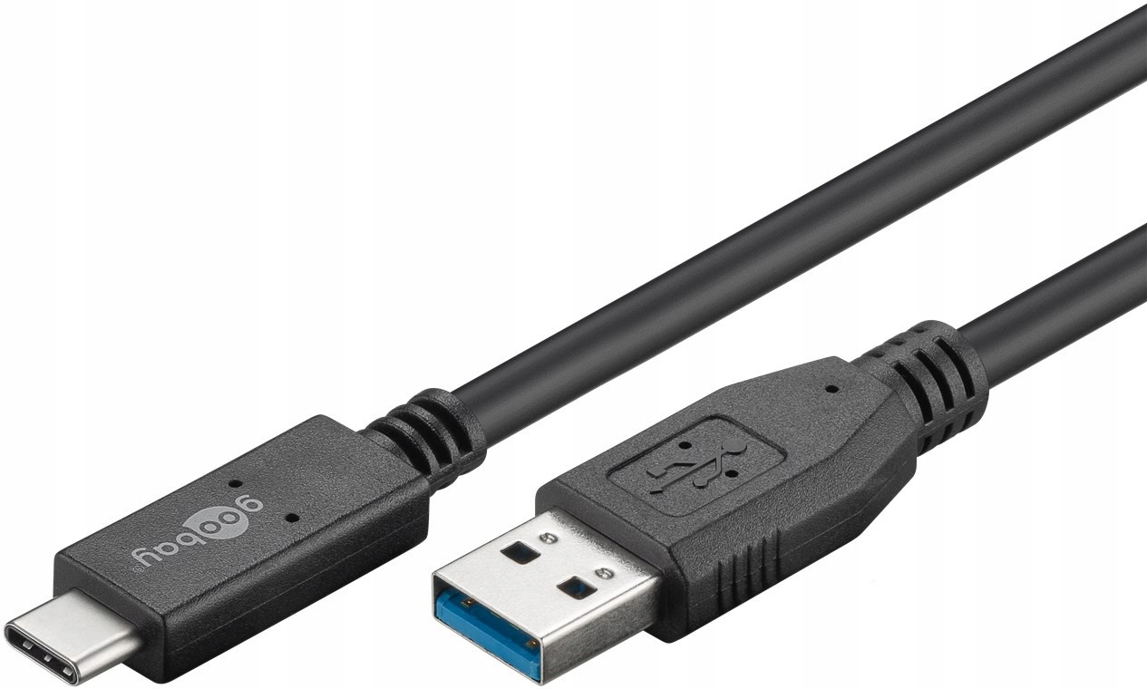 Kabel USB 3.1 typ A - USB-C 3 A, czarny 0.5 m Kod producenta RB41073